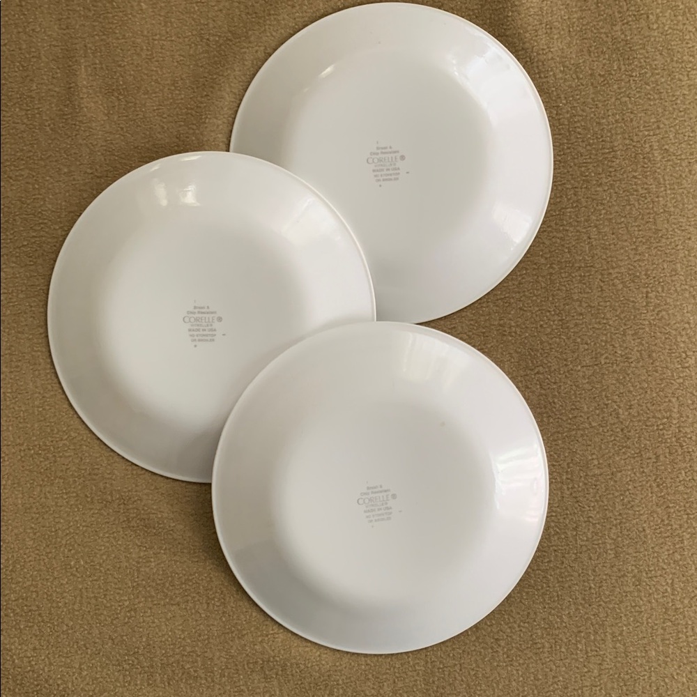 Corelle Brilliant Beaded Black 3 each large dinner plate & bread/dessert plates - Picture 13 of 13